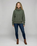 Casual, stylish pullover with stack collar | Samantha Style