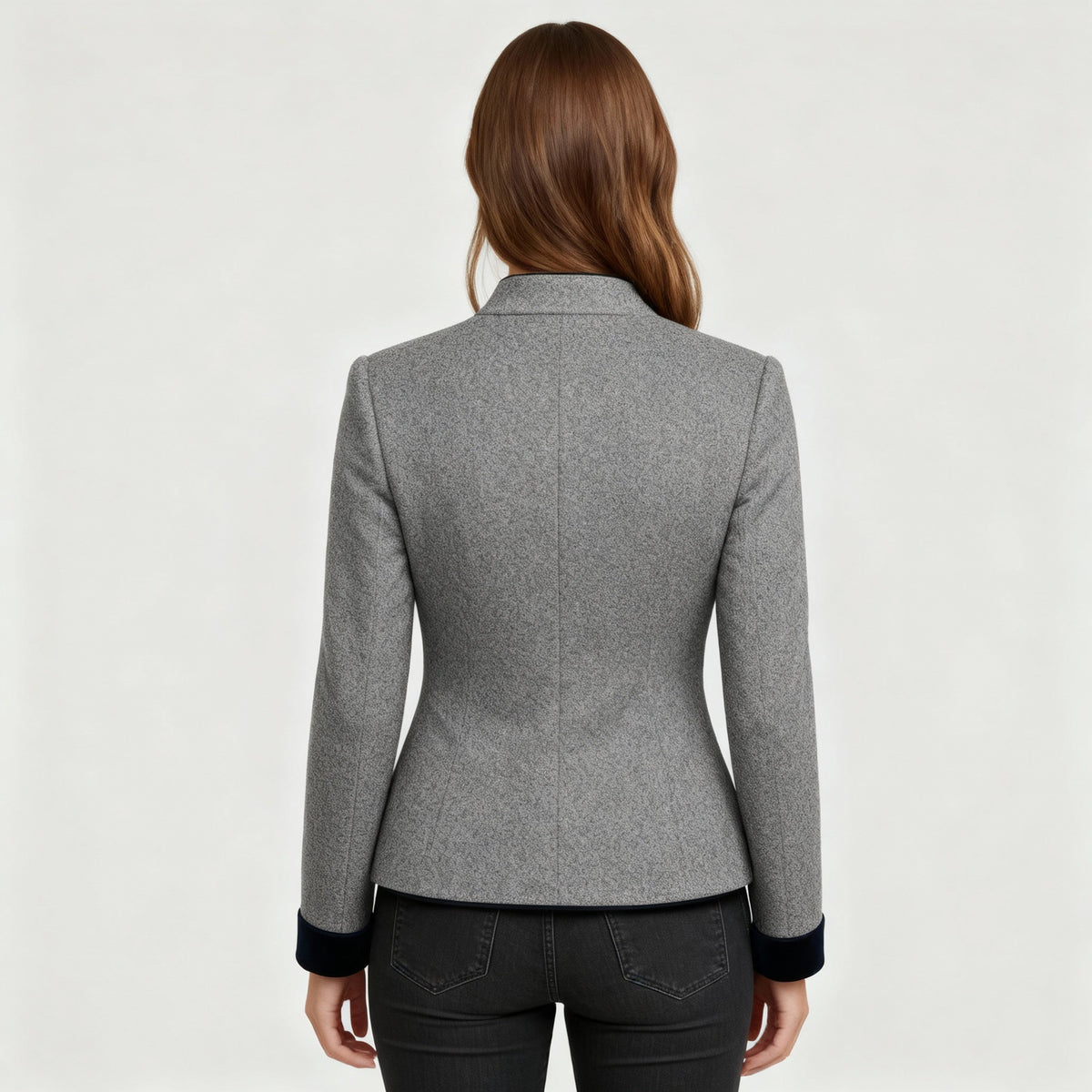 Classic Structured Premium Comfort Wool Jacket Women | Samantha Style