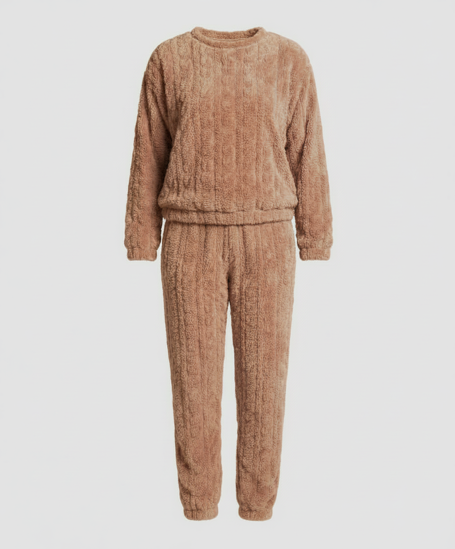 Cozy Women's Fleece Pajama Set | Samantha Style