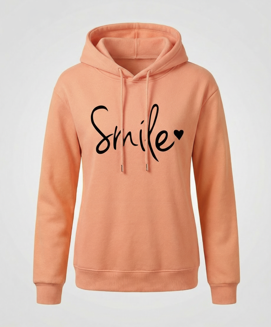 Casual Women Hoodie Print | Samantha Style