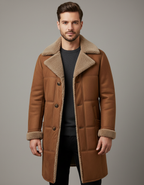 Classic Sheepskin Pilot Coat Men | R&B