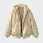 Comfortable Oversized Winter Jacket Women Comfort Warm Fleece Look | Heidi-Fashion