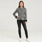 Classic Structured Premium Comfort Wool Jacket Women | Samantha Style