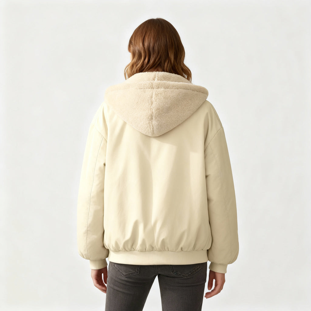 Comfortable Oversized Winter Jacket Women Comfort Warm Fleece Look | Heidi-Fashion