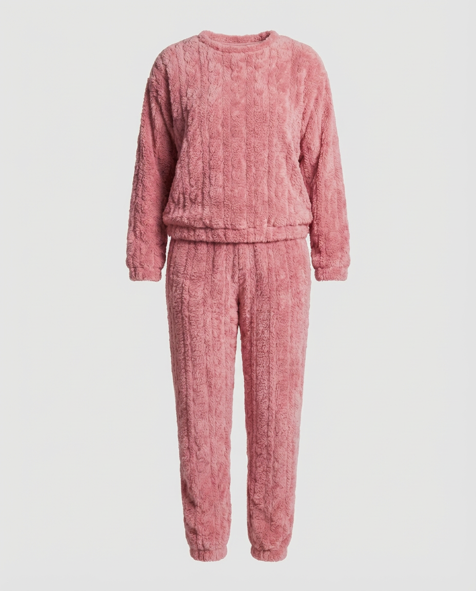 Cozy Women's Fleece Pajama Set | Samantha Style