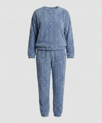 Cozy Women's Fleece Pajama Set | Samantha Style