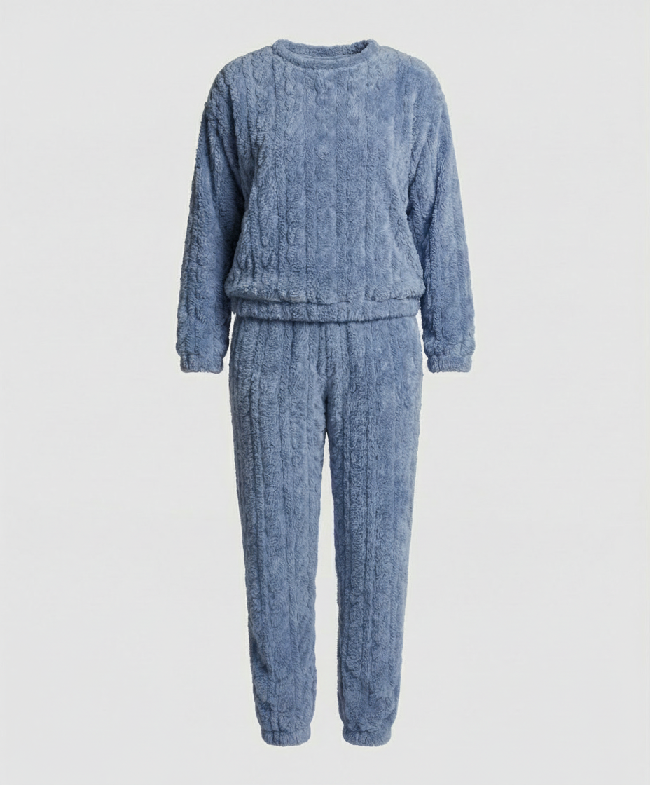 Cozy Women's Fleece Pajama Set | Samantha Style