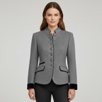 Classic Structured Premium Comfort Wool Jacket Women | Samantha Style
