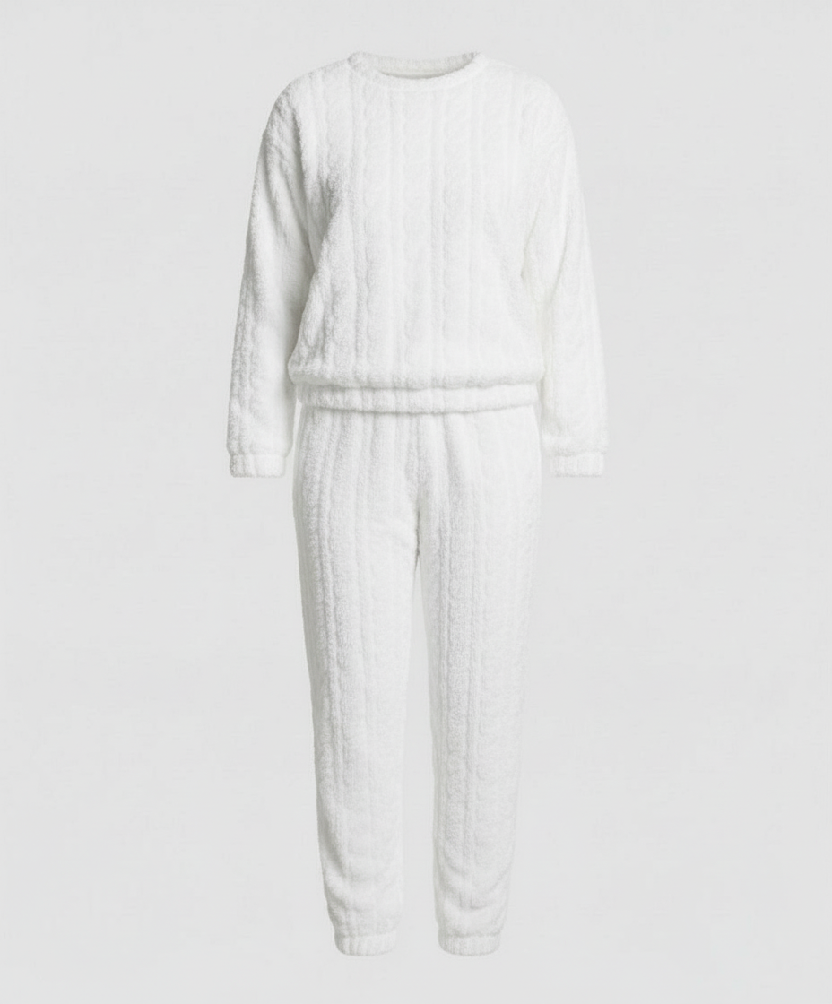 Cozy Women's Fleece Pajama Set | Samantha Style