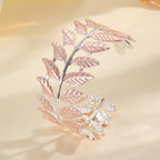 Women's Bracelet in Elegant Leaf Design