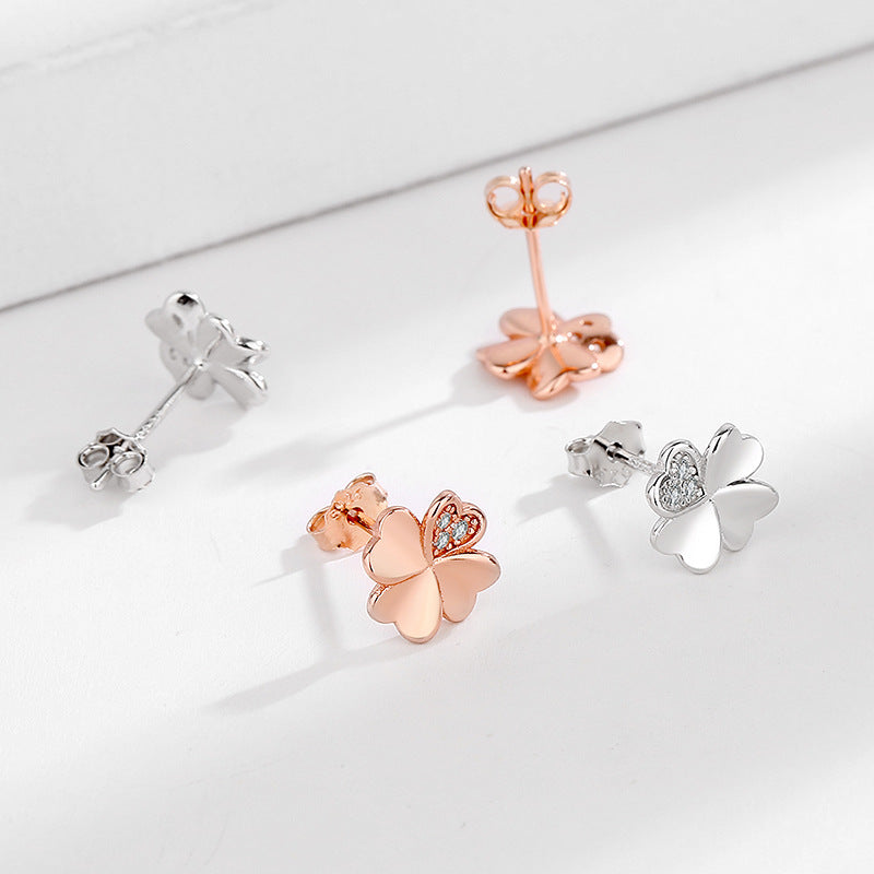 Women's Earrings in Modern Floral Design