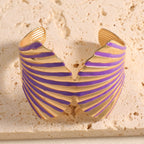 Women's Bangle with Elegant Shell Design