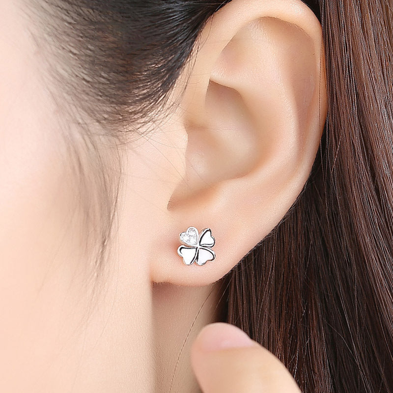 Women's Earrings in Modern Floral Design