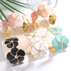 Women's Cuff Bracelet with Elaborate Flower Pattern