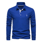 Breathable Cotton Polo Shirt Men's | Samantha Style