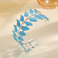 Women's Bracelet in Elegant Leaf Design