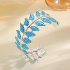 Women's Bracelet in Elegant Leaf Design