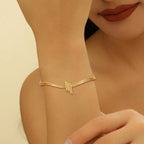 Women's Bangle with Elegant Curved Design
