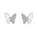 Women's Earrings in an Elegant Butterfly Design