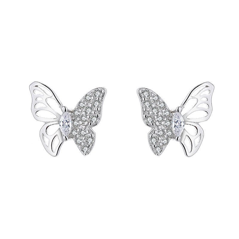 Women's Earrings in an Elegant Butterfly Design