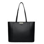 Women's Pebbled Leather Structured Tote Bag