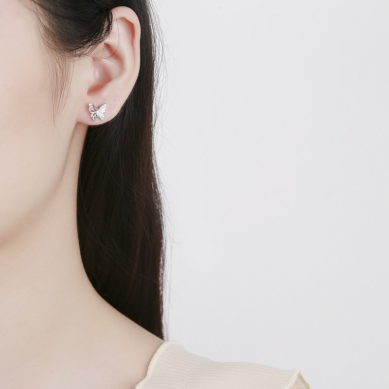 Women's Earrings in an Elegant Butterfly Design