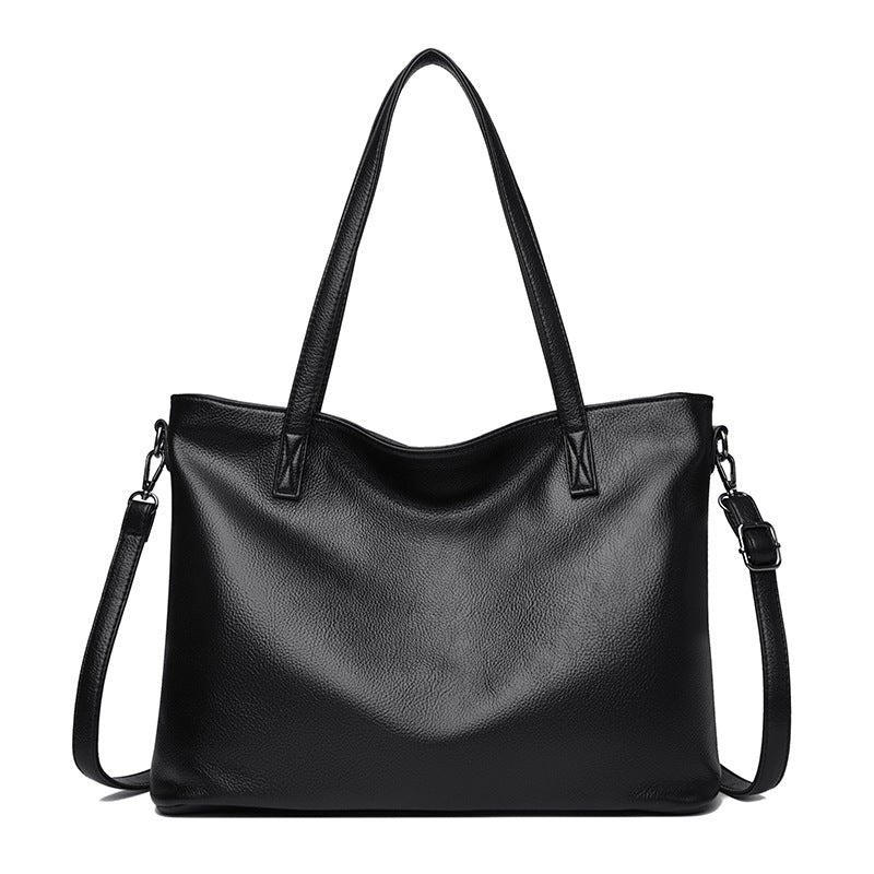 Women's Premium Pebble-Grain Tote Bag