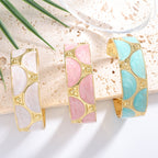 Women's Cuff Bracelet with Artistic Design