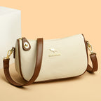 Women's Compact Pebbled Faux Leather Crossbody Bag
