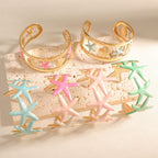 Women's Bracelet with Intricate Starfish Design