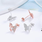 Women's Earrings in an Elegant Butterfly Design