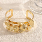 Women's Wrist Jewelry with Floral Design