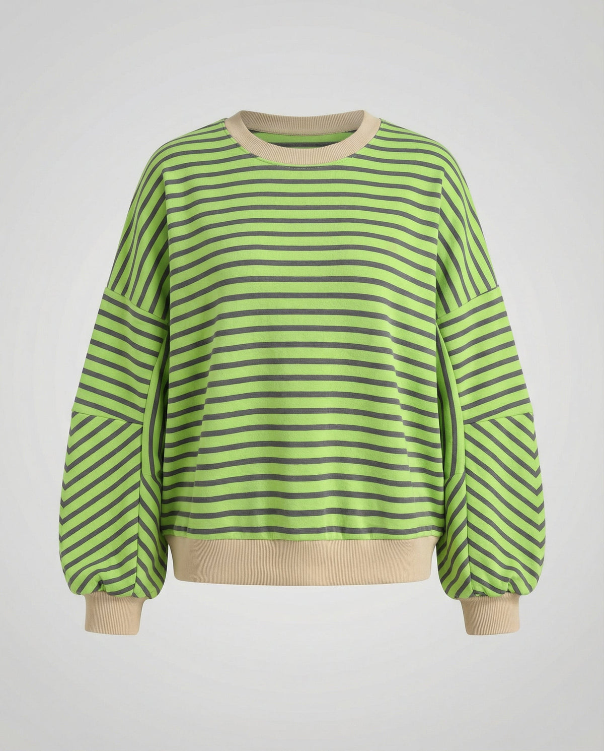 Boxy Sweatshirt Women Striped | Samantha Style