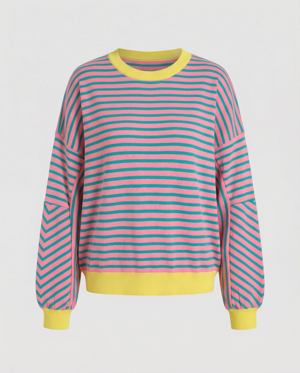 Boxy Sweatshirt Women Striped | Samantha Style