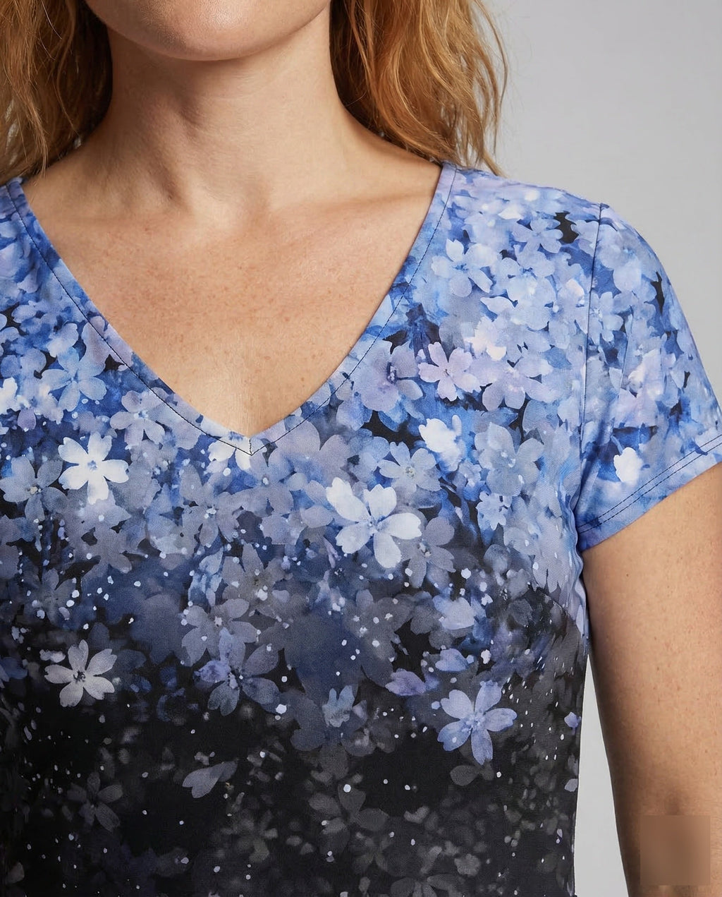 Women's Evening Dress Long Sequins Tulle - Close-Up Detail