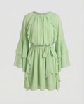 Boho Casual Dress Women Mini Dress
