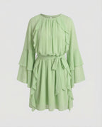 Boho Casual Dress Women Mini Dress