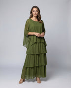 Maxi Dress Summer Ladies Chiffon - Front View