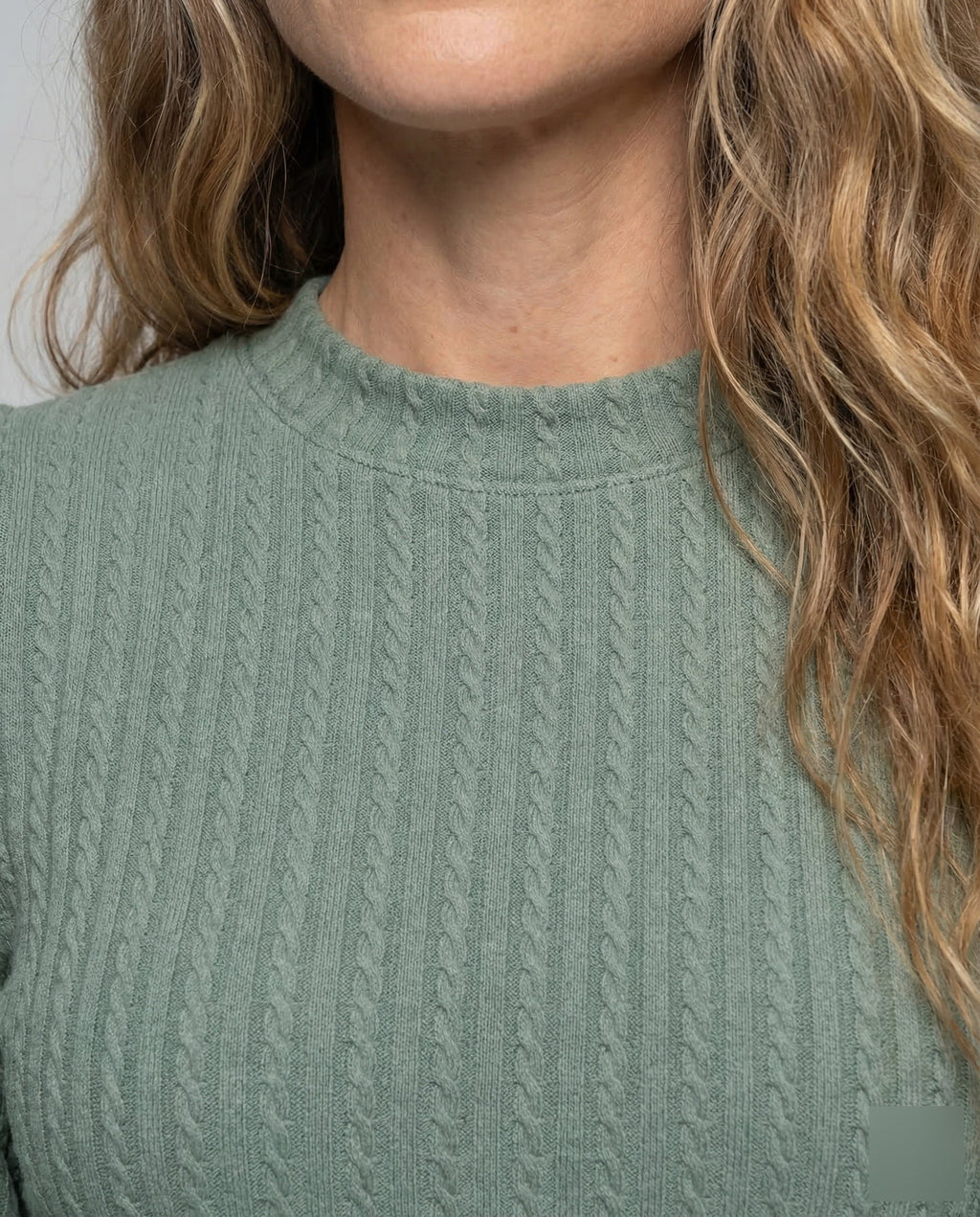 Casual Dress Women Knitted Dress A-Line - Close-Up Detail