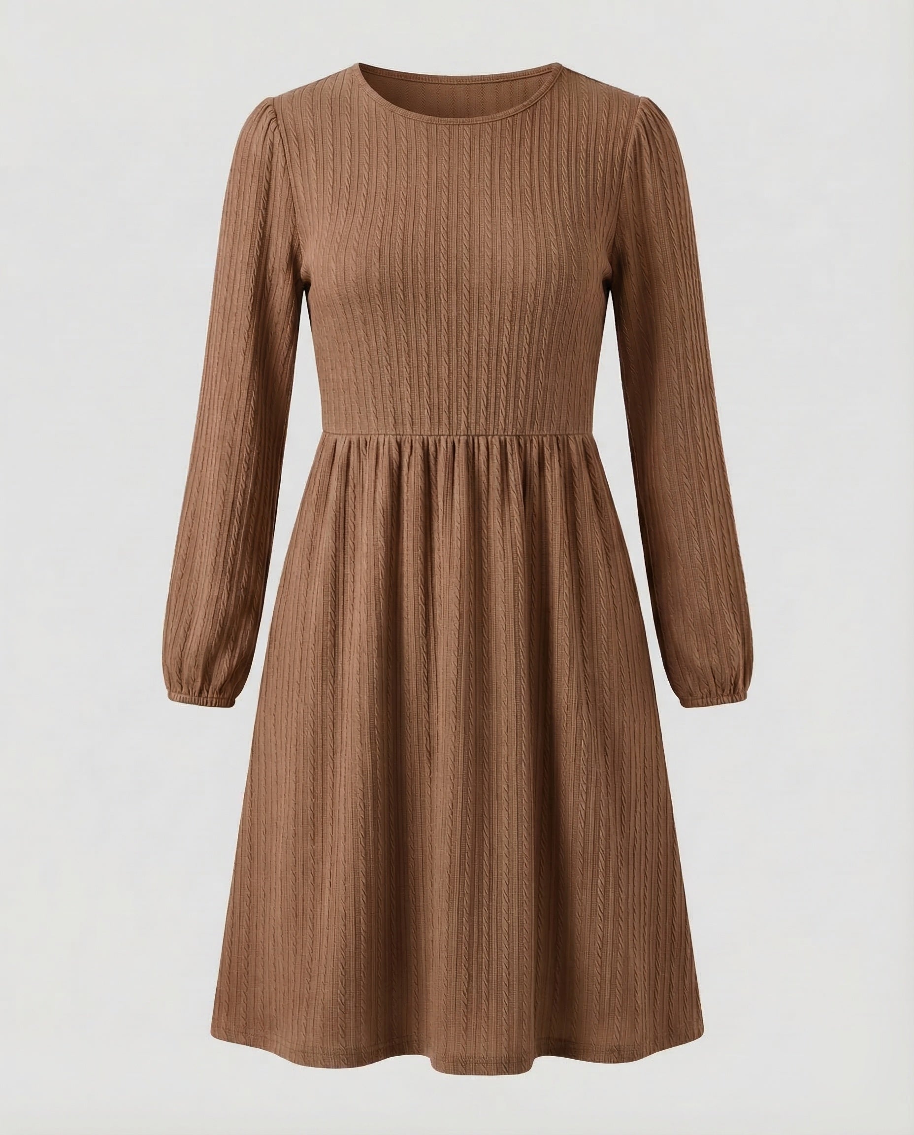 Casual Dress Women Knitted Dress A-Line