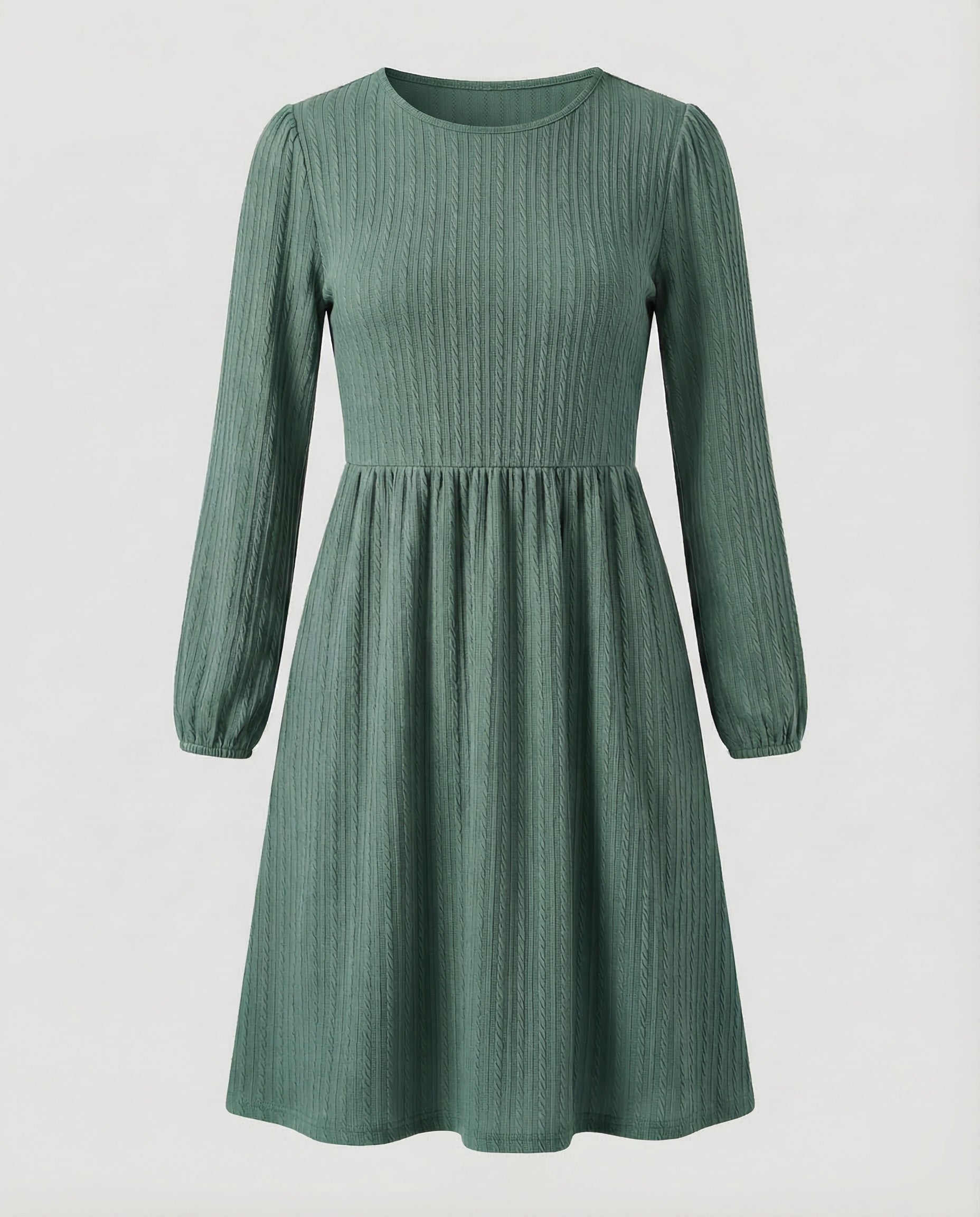 Casual Dress Women Knitted Dress A-Line