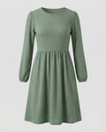 Casual Dress Women Knitted Dress A-Line