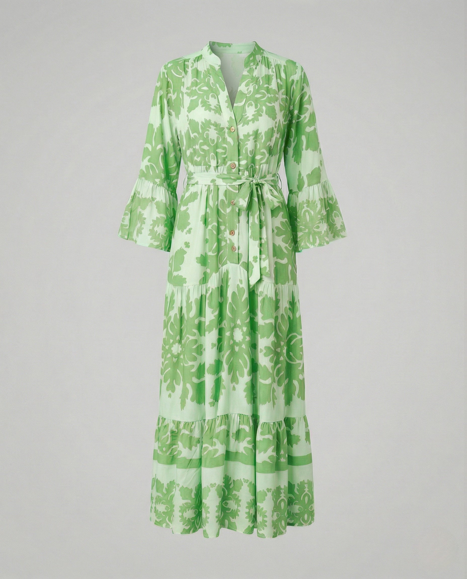 Boho Maxi Dress Summer Women Ruffle