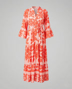 Boho Maxi Dress Summer Women Ruffle