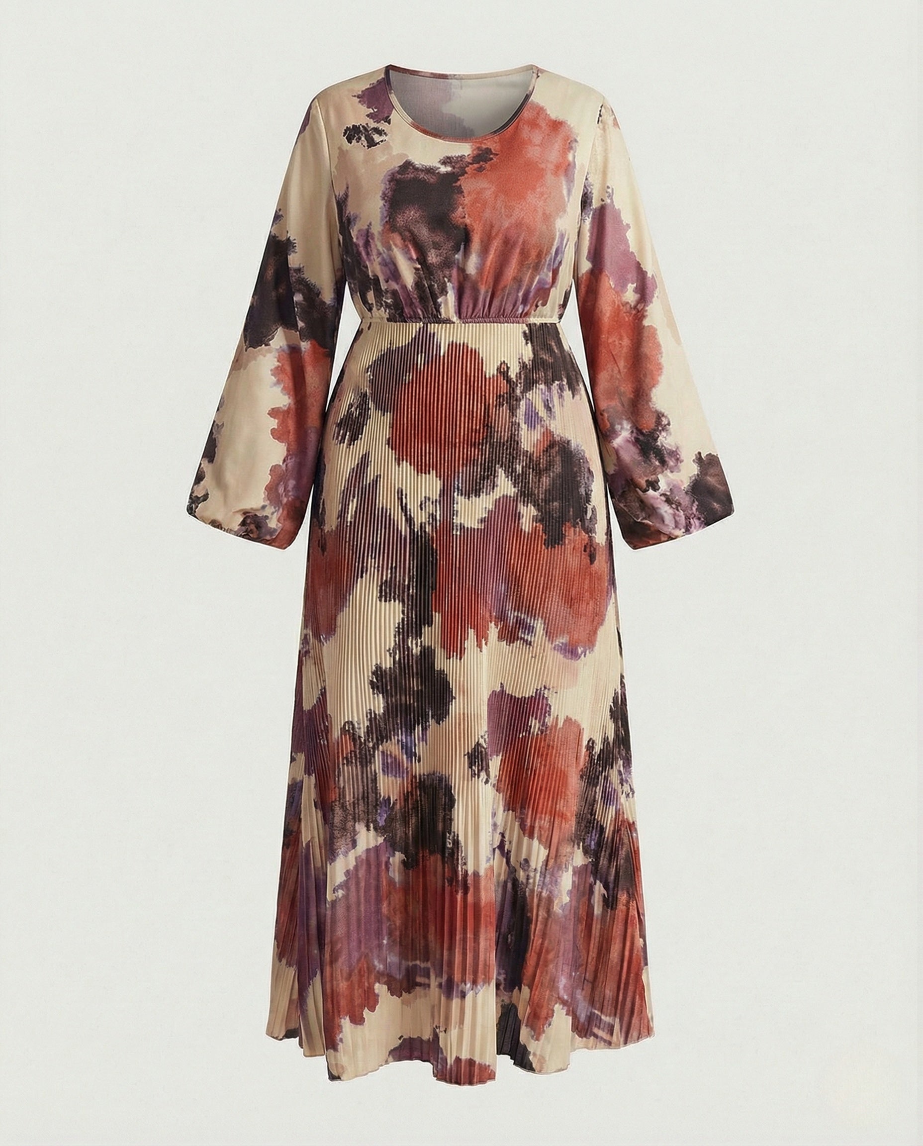 Maxi Dress Women Leopard Print V-Neck