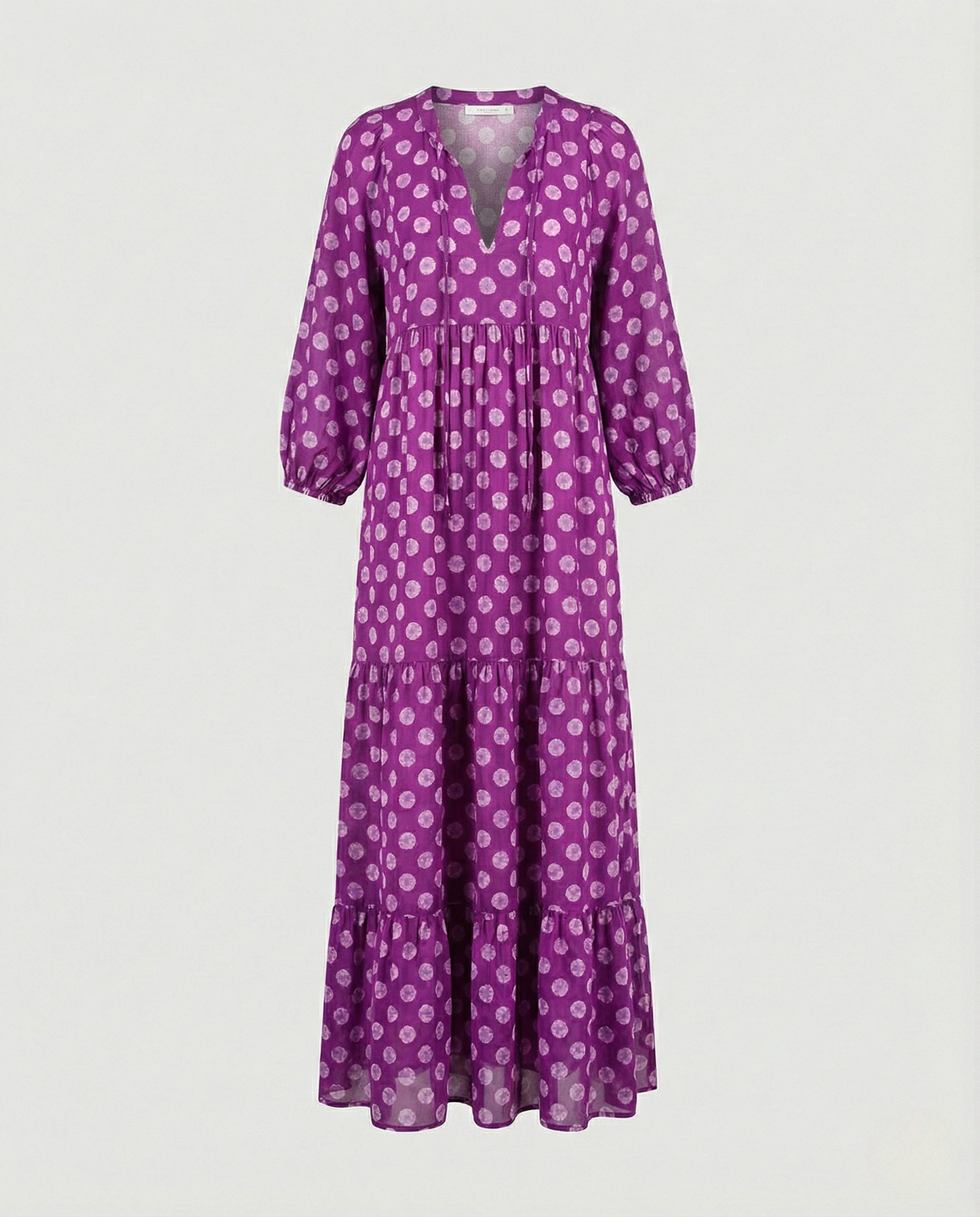V Neck Dress Geometric Print Women