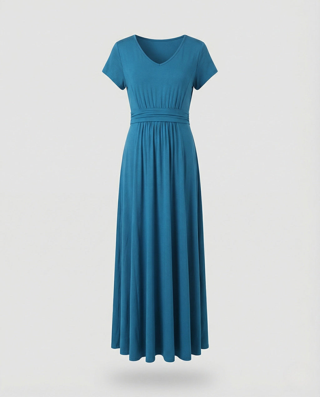 Women's Viscose Jersey Maxi Dress with Empire Waist
