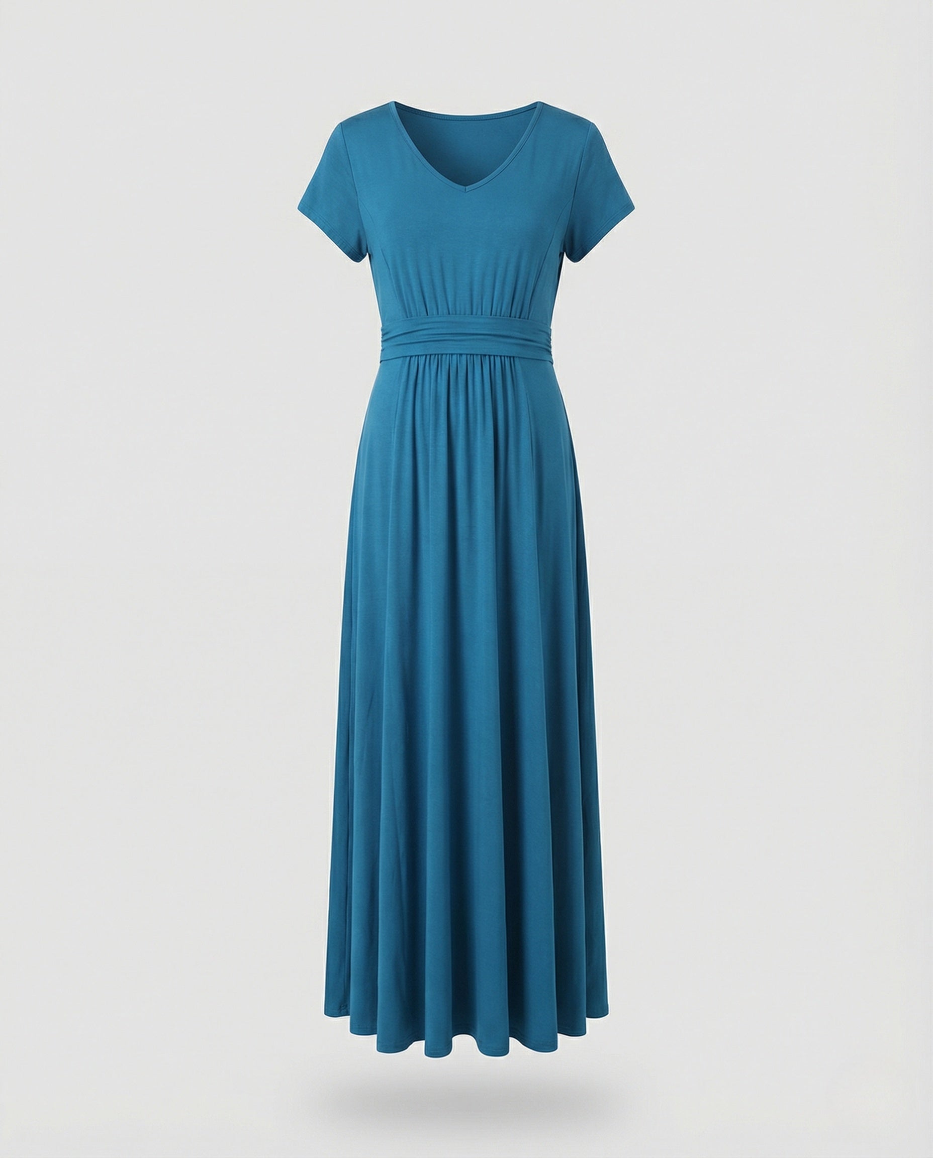 Women's Viscose Jersey Maxi Dress with Empire Waist