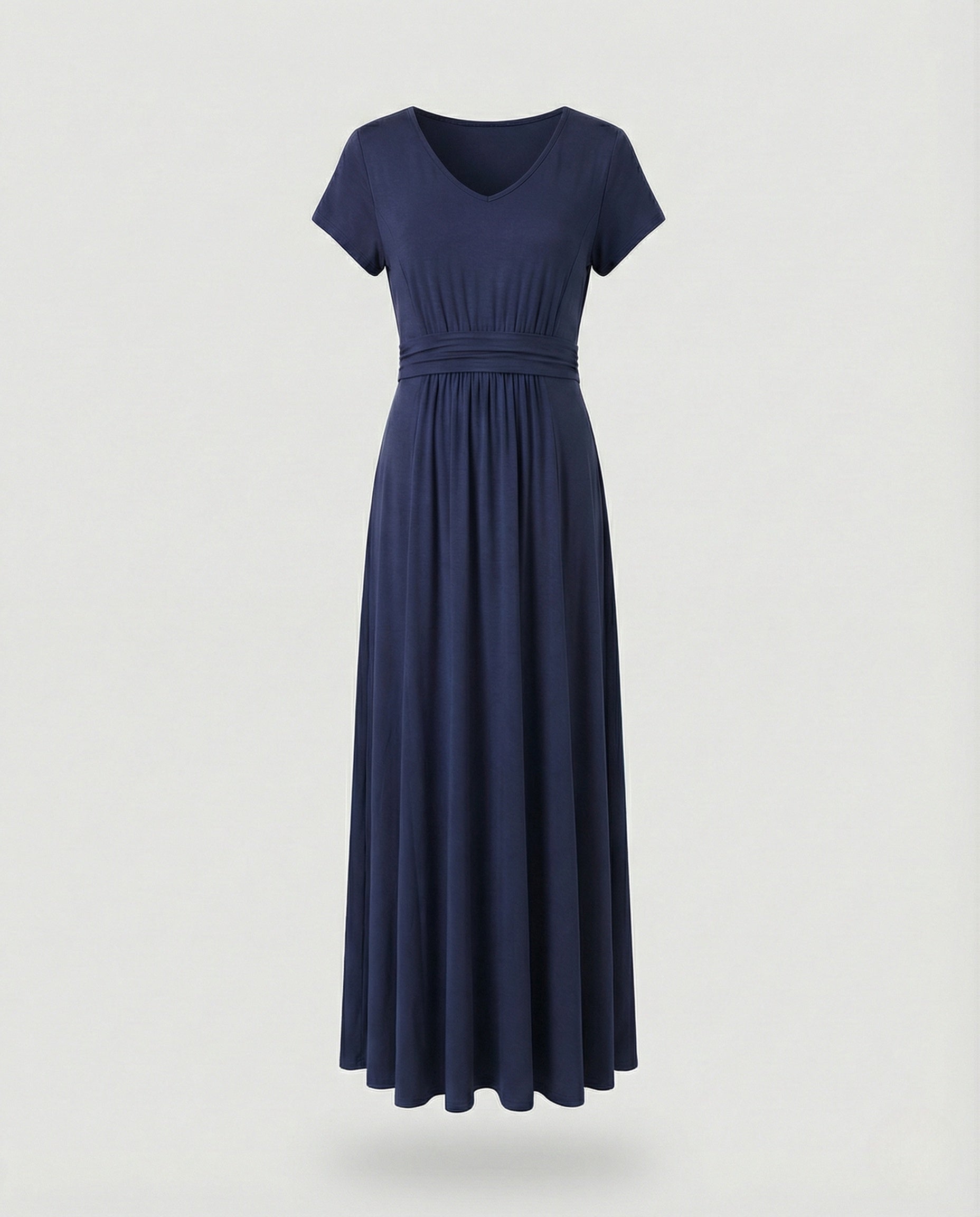 Women's Viscose Jersey Maxi Dress with Empire Waist