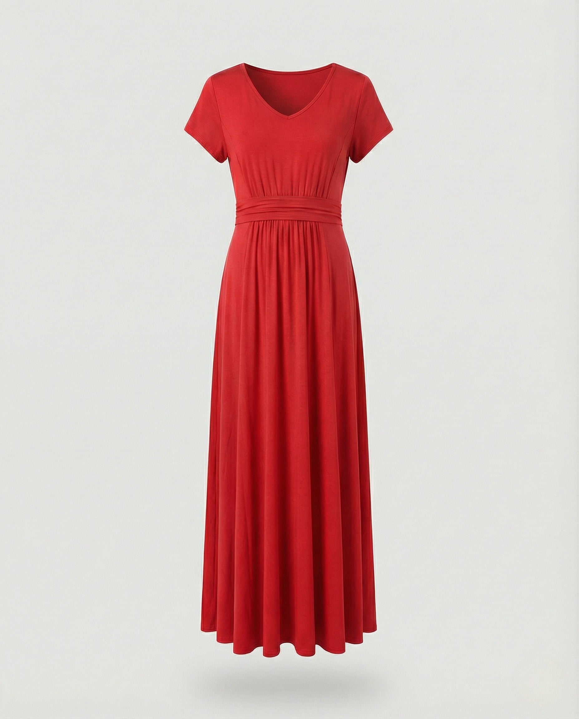 Women's Viscose Jersey Maxi Dress with Empire Waist